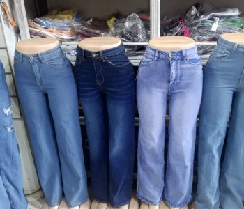 Pantalon jeans femme