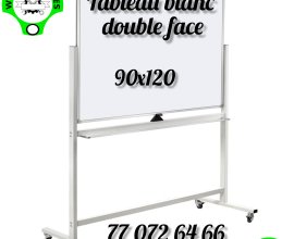 Tableau blanc effaçable double face