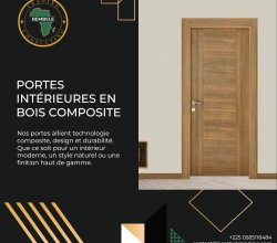 Portes Intérieures en Bois Composite – Design Moderne et Résistant