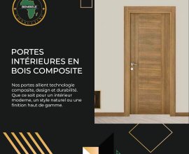 Portes Intérieures en Bois Composite – Design Moderne et Résistant